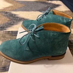 Hush Puppies Turquoise Lace Up Boots
